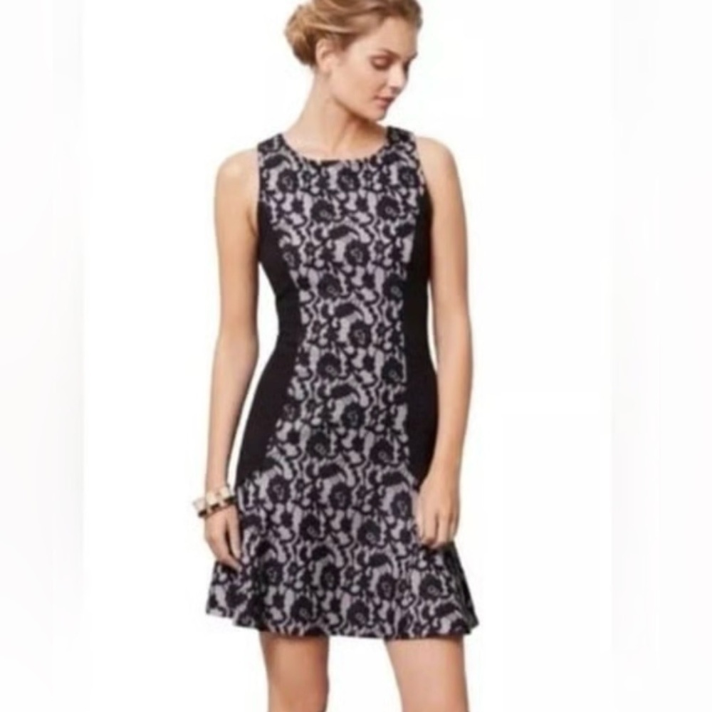 Maeve women’s sleeveless floral lace fit-and-flare dress Sz.M wedding, cocktail